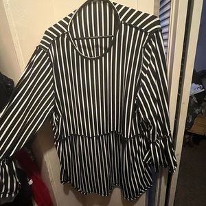 Striped blouse size 3x